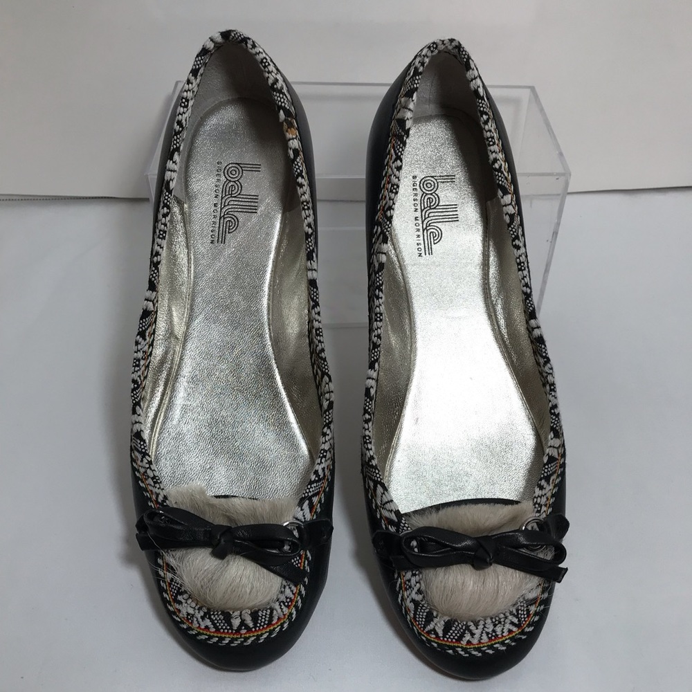 Belle Womens by Sigerson Morrison Ballet Flats Leather 7